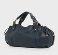 Sac 24 H en cuir Marine