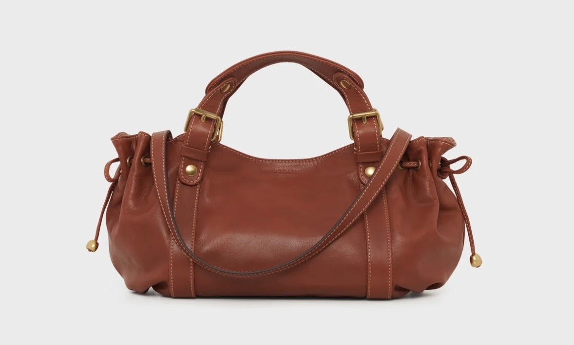 Sac 12 H en cuir Tan