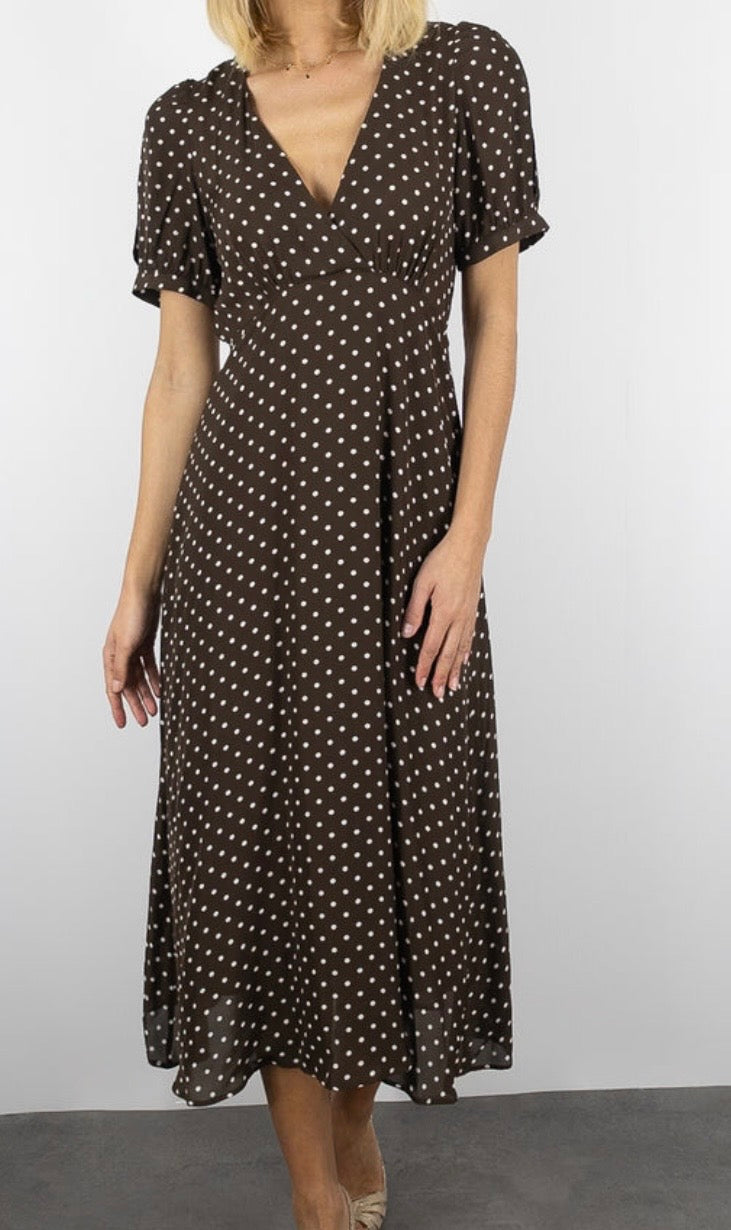 Robe Gérard Darel RAZAN Longue et fluide à pois