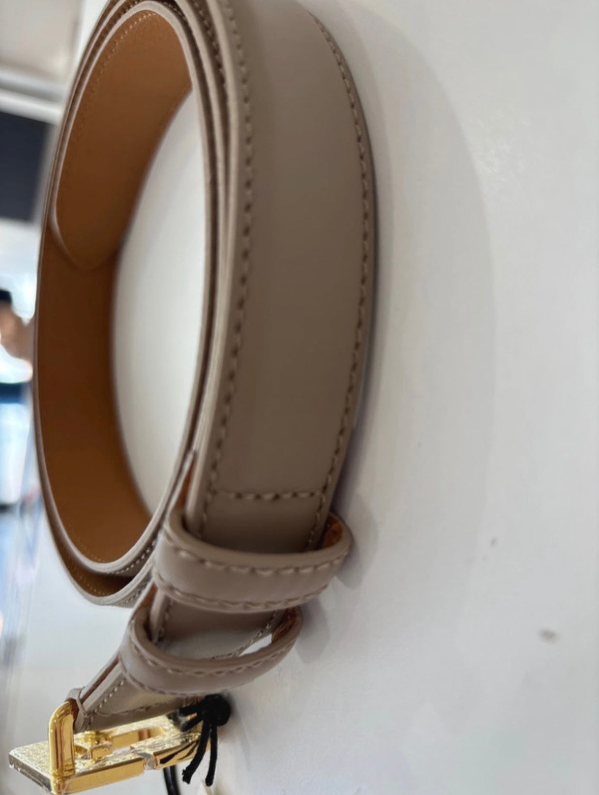 Ceinture Le Lauren de Gérard Darel en Taupe