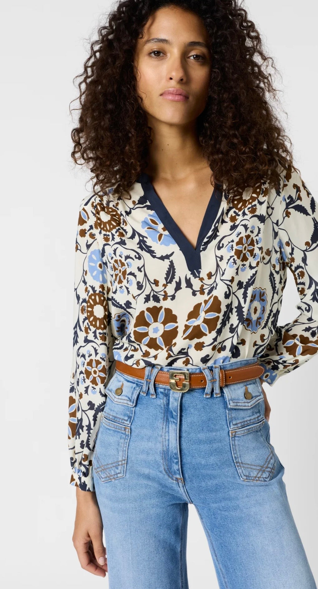 Blouse fluide imprimée - CRYSTELLE -  Gérard Darel