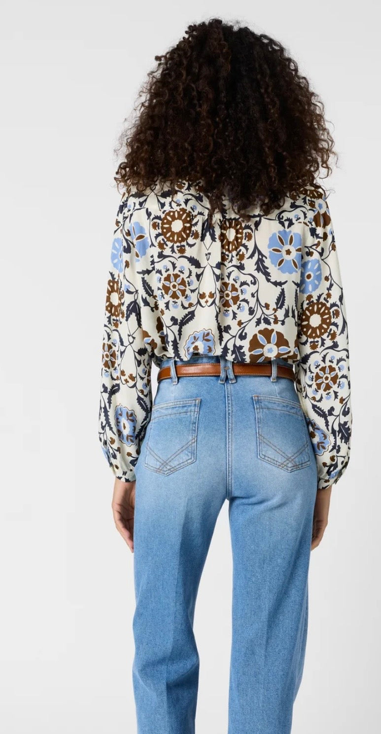Blouse fluide imprimée - CRYSTELLE -  Gérard Darel