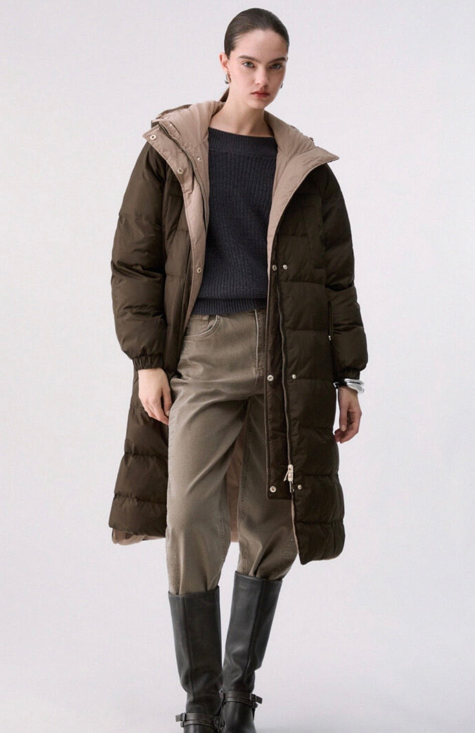 Blouson matelassé réversible LIUJO Vert