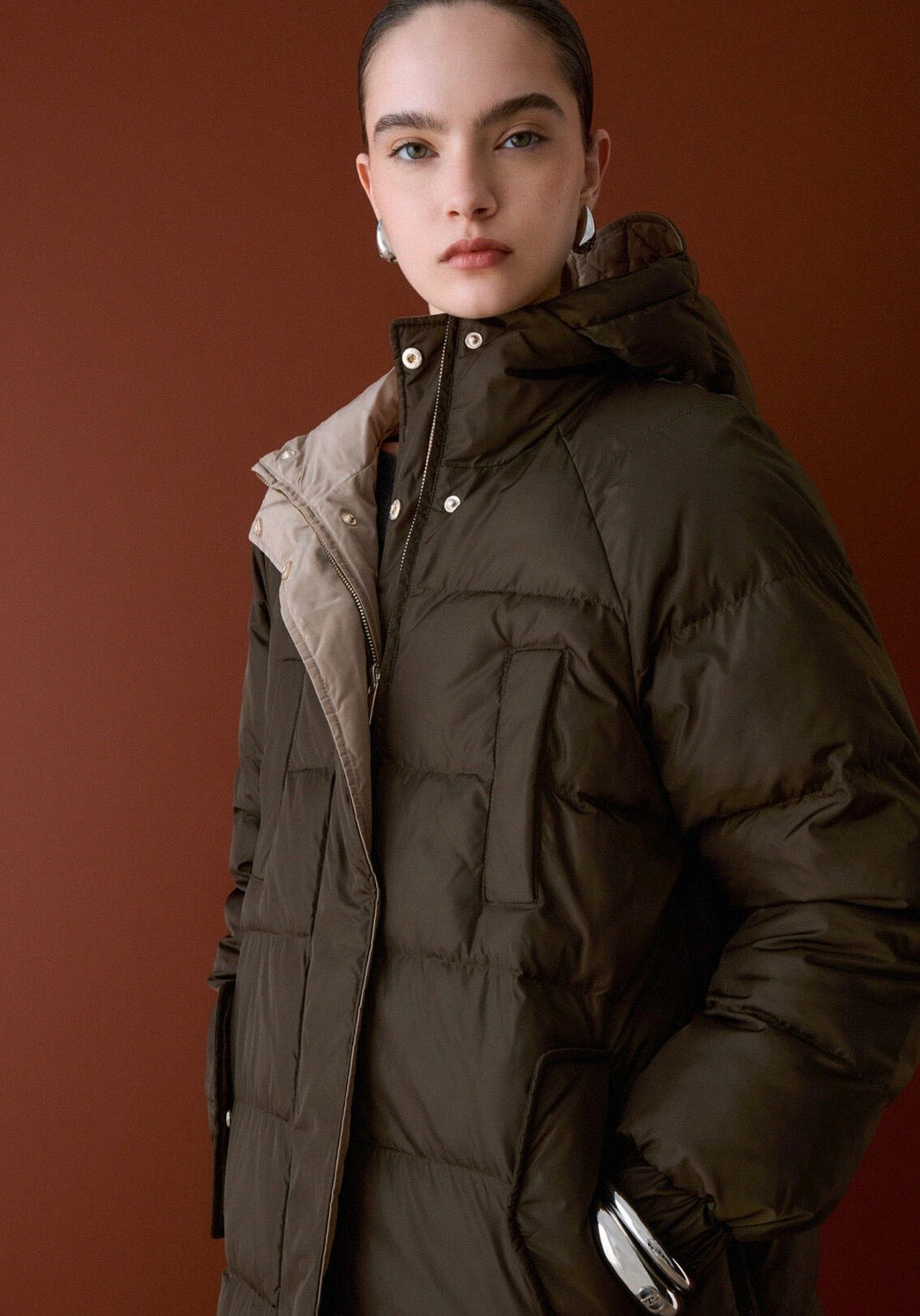 Blouson matelassé réversible LIUJO Vert