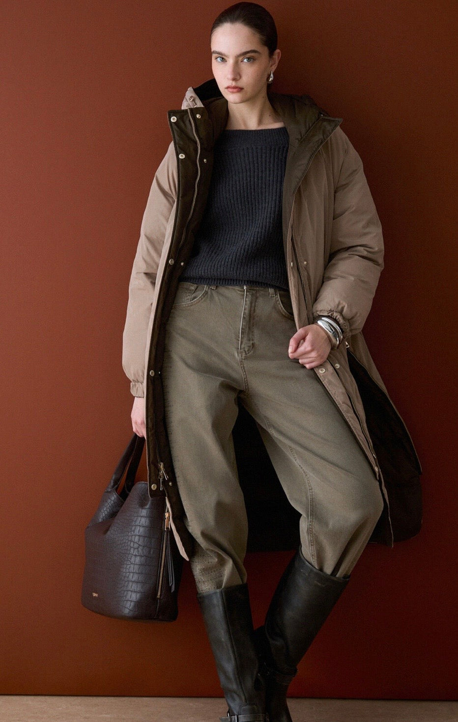 Blouson matelassé réversible LIUJO Vert