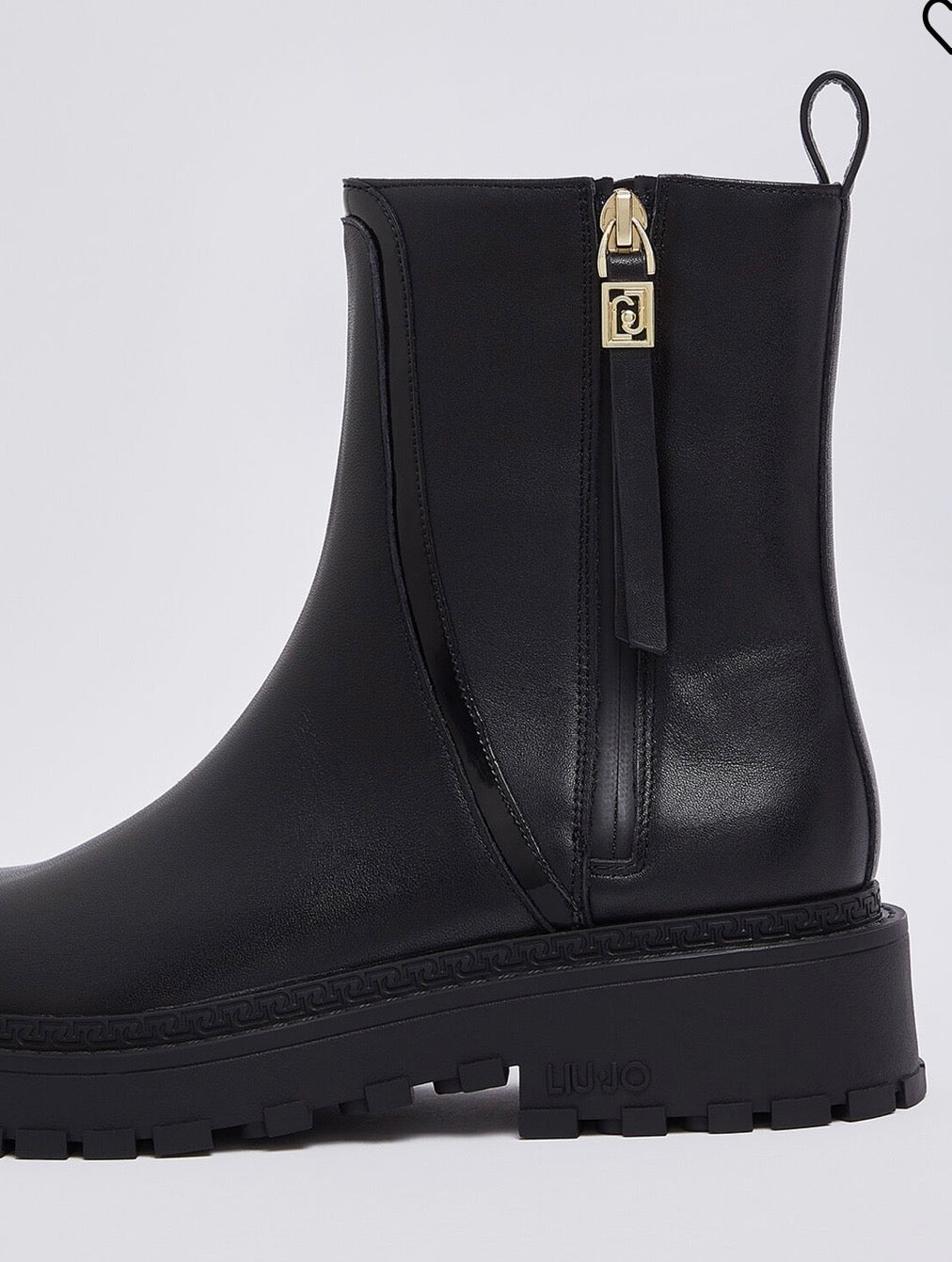Bottines en cuir LIUJO Noires