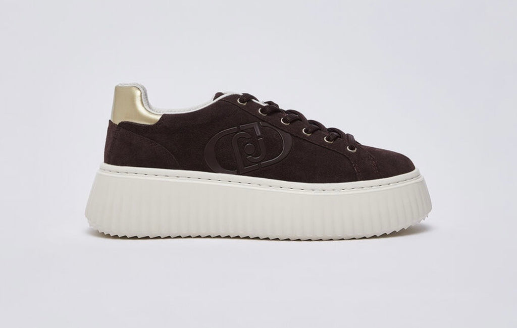 Sneakers plateforme en daim LIUJO Moka