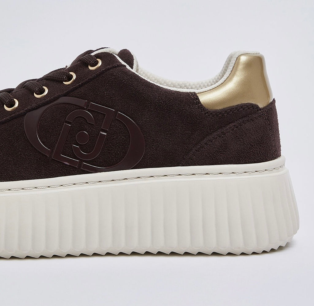 Sneakers plateforme en daim LIUJO Moka