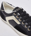 Sneakers en cuir LIUJO Noires classiques