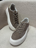 Sneakers plateforme en daim LIUJO Havane
